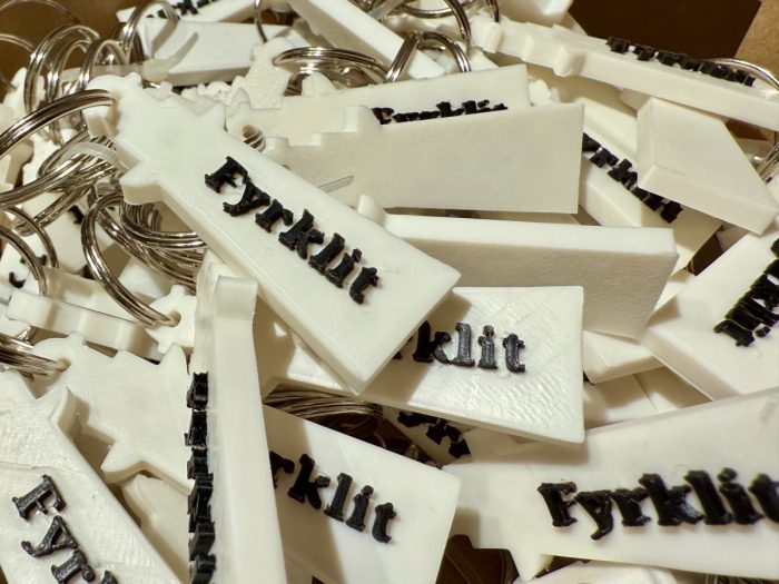 Nøglering Fyrklit 10 kr.